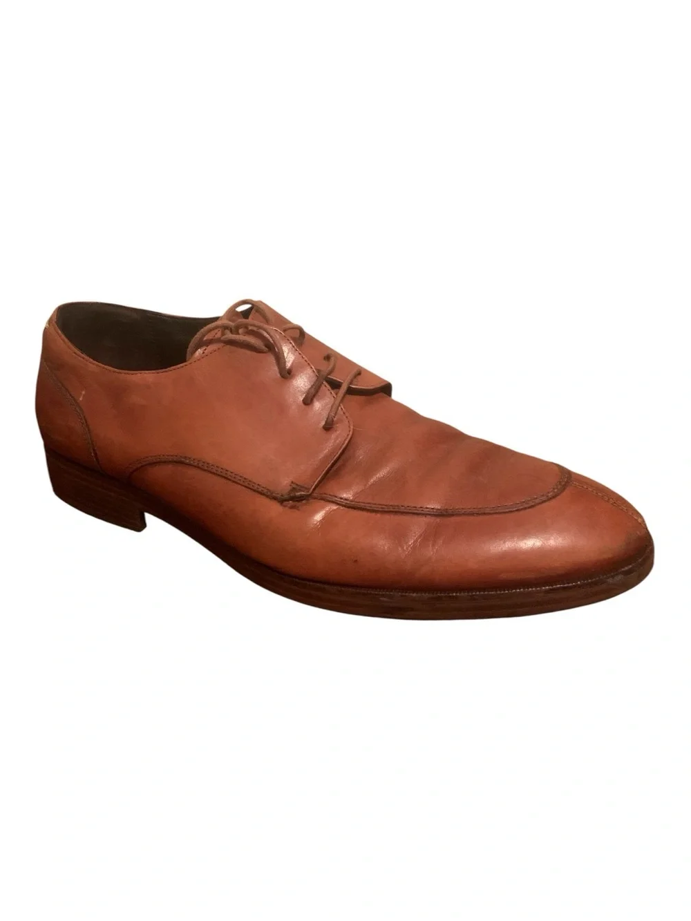 Cole Haan Men's Leather Derby in Tan Brown size 10